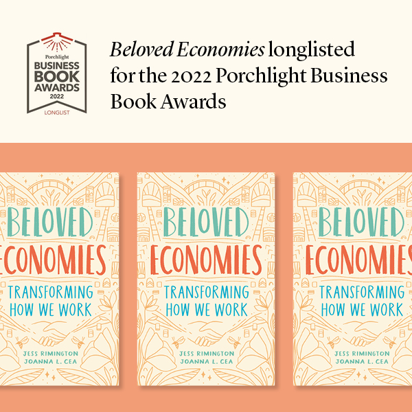 Beloved Economies longlisted for Porchlight Business Book Awards